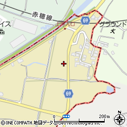 岡山県岡山市東区西大寺射越42周辺の地図
