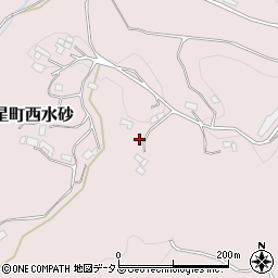 岡山県井原市美星町西水砂822周辺の地図