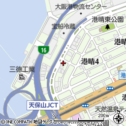 株式会社メロス　港営業所周辺の地図