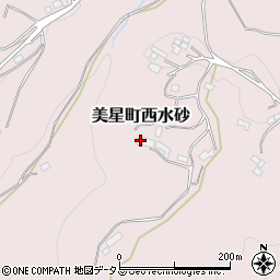 岡山県井原市美星町西水砂886周辺の地図