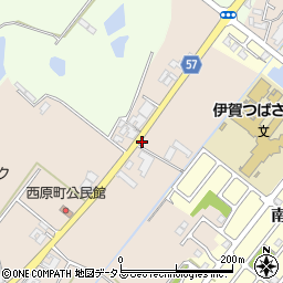 三重県名張市西原町2771周辺の地図