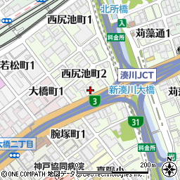 鷲尾医院周辺の地図