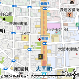 大晃商店周辺の地図