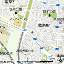 宗教法人大阪純福音教会周辺の地図