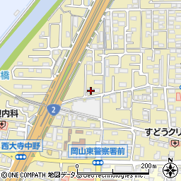 岡山県岡山市東区西大寺中野97周辺の地図