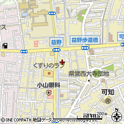 岡山県岡山市東区可知周辺の地図