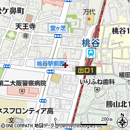 カギの１１０番・天王寺区周辺の地図