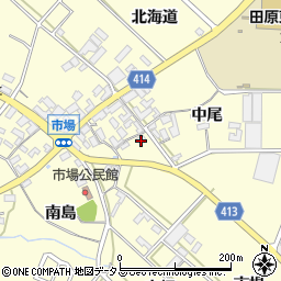 愛知県田原市神戸町市場31周辺の地図