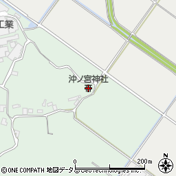 沖ノ宮神社周辺の地図