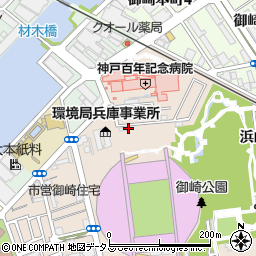 ＴＳＴ御崎町ビル周辺の地図