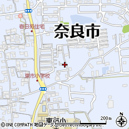 奈良県奈良市光ヶ丘周辺の地図
