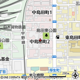 岡山県岡山市北区中島田町2丁目周辺の地図