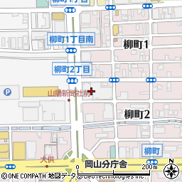 ニニキネ山陽新聞本社店周辺の地図