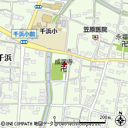 静岡県掛川市千浜5927-1周辺の地図