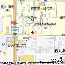 奈良県奈良市杏町101周辺の地図