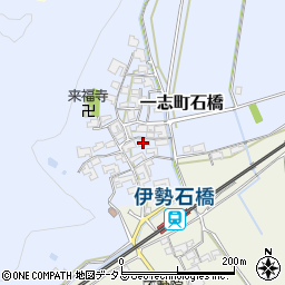 三重県津市一志町石橋262周辺の地図