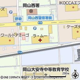 ラ・ムー大安寺店周辺の地図