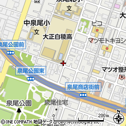 大正警察署泉尾交番周辺の地図