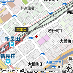 新長田東口ビル周辺の地図