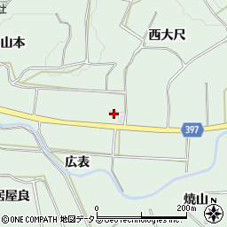 愛知県田原市六連町西大尺周辺の地図