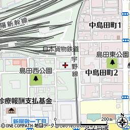 日本貨物鉄道　岡山機関区周辺の地図