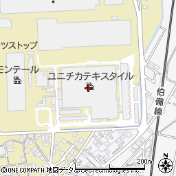 ユニチカテキスタイル株式会社　常盤工場総務課倉庫周辺の地図