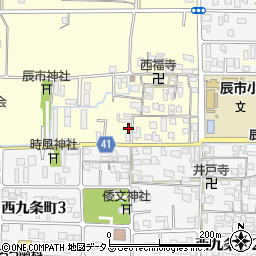 奈良県奈良市杏町41周辺の地図