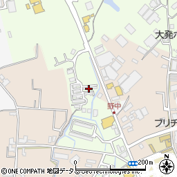 三重県名張市東田原2579周辺の地図