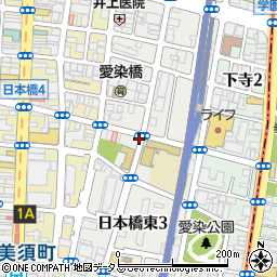 大阪府大阪市浪速区日本橋東周辺の地図