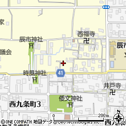 奈良県奈良市杏町45周辺の地図