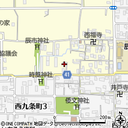 奈良県奈良市杏町47周辺の地図