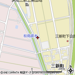 静岡県浜松市中央区三新町510周辺の地図