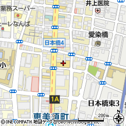 ジョーシン日本橋店周辺の地図