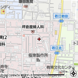 古河メタル東大阪工場周辺の地図