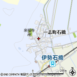 三重県津市一志町石橋周辺の地図