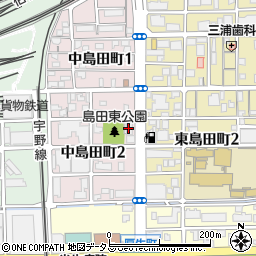 株式会社おかやま白洗舎　アム島田店周辺の地図