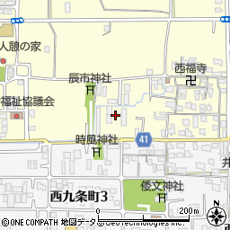 奈良県奈良市杏町58周辺の地図