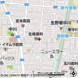 岡田菓子店周辺の地図
