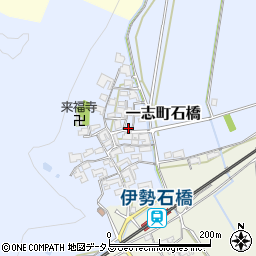 三重県津市一志町石橋232周辺の地図