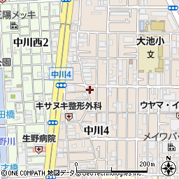前川芳南周辺の地図