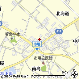 愛知県田原市神戸町北海道132周辺の地図