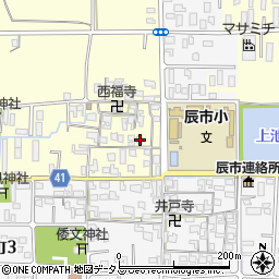奈良県奈良市杏町17周辺の地図