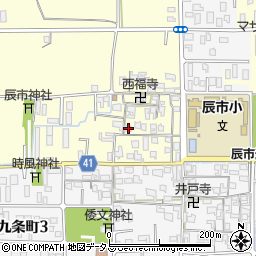 奈良県奈良市杏町14周辺の地図