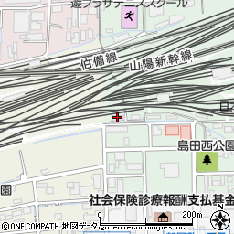 ジェイアール西日本ビルト岡山支店周辺の地図