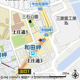兵庫県神戸市兵庫区三石通周辺の地図