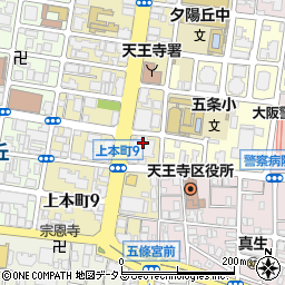 大阪信用金庫　本店周辺の地図