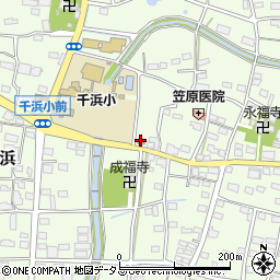 掛川警察署千浜警察官駐在所周辺の地図