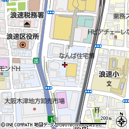 平和管財株式会社　大阪支店周辺の地図