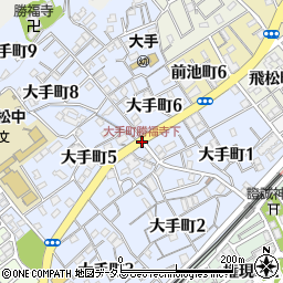 大手町勝福寺下周辺の地図