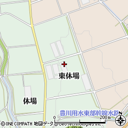 愛知県豊橋市城下町東休場周辺の地図